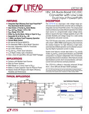 Linear Technology LTC3118 Datasheet
