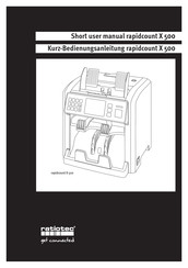 ratiotec Rapidcount X 500 Short User Manual