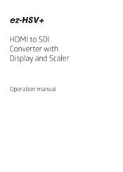 Lumantek ez-HSV+ Operation Manual