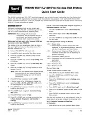 Bard Fusion-Tec Quick Start Manual