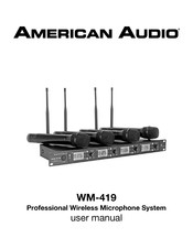 American Audio WM-419 User Manual