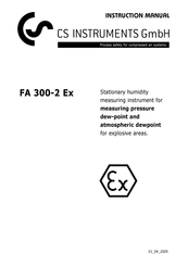 CS Instruments FA 300-2 Ex Instruction Manual