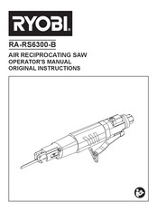 Ryobi RA-RS6300-B Operator's Manual Original Instructions