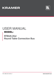 Kramer RTBUS-25xl User Manual