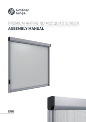 Gimenez Ganga Anti-wind PREMIUM 65 mosquito screen Assembly Manual