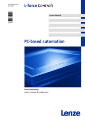 Lenze L-force Controls System Manual
