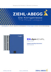 ZIEHL-ABEGG ZAdyn4 Original Operating Instructions