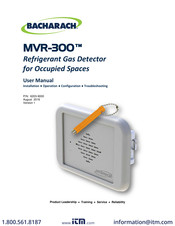 Bacharach MVR-300 User Manual