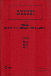 Onan MJC Series Service Manual