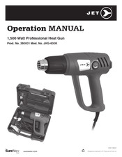 Jet JHG-600K Operation Manual