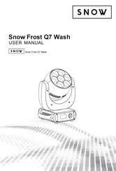 Snow Frost Q7 Wash User Manual