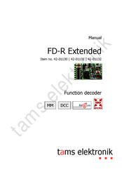 Tams Elektronik FD-R Extended Series Manual