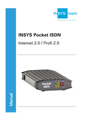 insys icom Pocket ISDN Manual