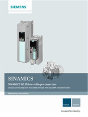 Siemens SINAMICS G120 Operating Instructions Manual