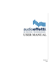 Audioeffetti Sparkular BT01 User Manual