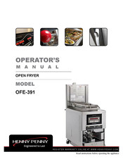 Henny Penny OFE-391 Operator's Manual