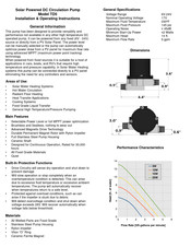 Topsflo TD5 Installation & Operating Instructions