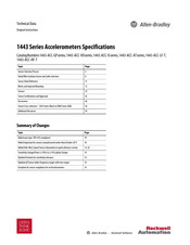 Rockwell Automation Allen-Bradley 1443-ACC-IS Series Technical Data Manual