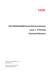 H3C s5800 series Command Reference Manual