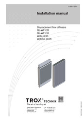 Trox Technik QL-WF-EO Installation Manual