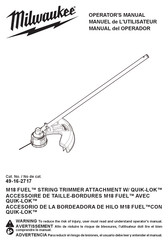 Milwaukee M18 FUEL QUIK-LOK Operator's Manual