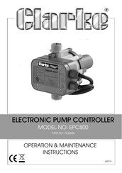 Clarke EPC800 Operation & Maintenance Instructions Manual