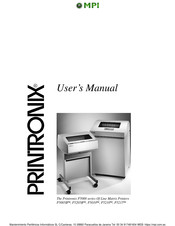 Printronix P5010-QA User Manual