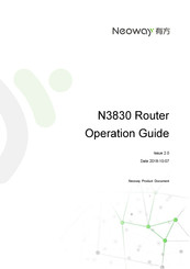 Neoway N3830 Operation Manual