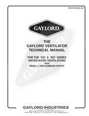 GAYLORD RG Series Technical Manual