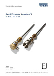 Fafnir 83 UV-C Technical Documentation Manual