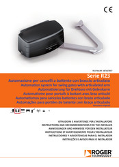 Roger Technology R23/371 Instructions And Recommendations For The Installer