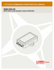 LORD MicroStain 3DM-GX5-45 Dcp Manual