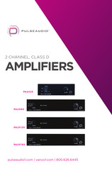 PulseAudio PA2X25 Instruction Manual