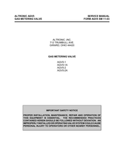 altronic AGV5 Series Service Manual