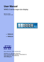 RADWAG WWG-2/3 User Manual