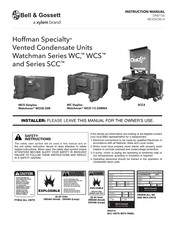 Xylem Bell&Gosset Hoffman Speciality WC Series Instruction Manual