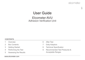 Elcometer AVU User Manual