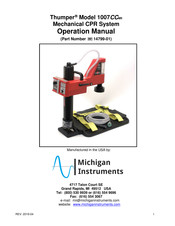 Michigan Instruments Thumper 1007CCMII Operation Manual