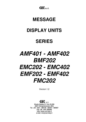 CET Message Dispay EMC202 Manual