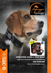 THE DOGLINE SportDOG NoBark SBC-R-E Operating Manual