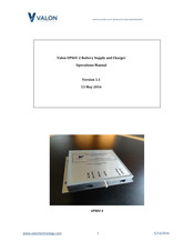 Valon UPS6V-2 Operation Manual