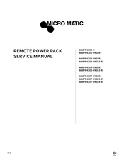 Micro Matic MMPP4302-R Service Manual