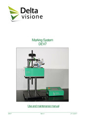 Delta Visione DEV7 Use And Maintenance Manual