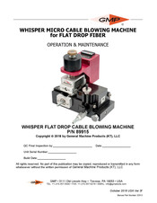 GMP 89915 Operation & Maintenance Manual