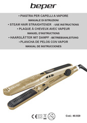Beper 40.920 Use Instructions