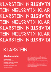 Klarstein 10032867 Instruction Manual