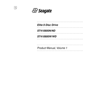 Seagate ST410800ND Product Manual
