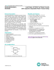 Maxim Integrated MAX6421US46+T Manual