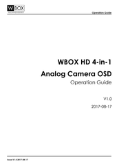 wbox 0E-HDBMO2812 Operation Manual