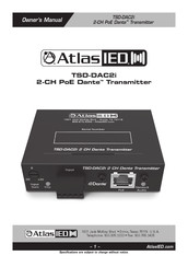 AtlasIED TSD-DAC2i Owner's Manual